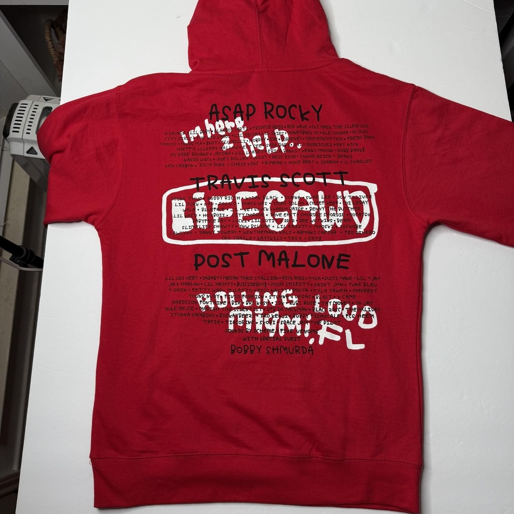 Rolling Loud Miami Hoodie Mens Small Moshpit Travis Scott ASAP Rocky Post Malone - Picture 4 of 8
